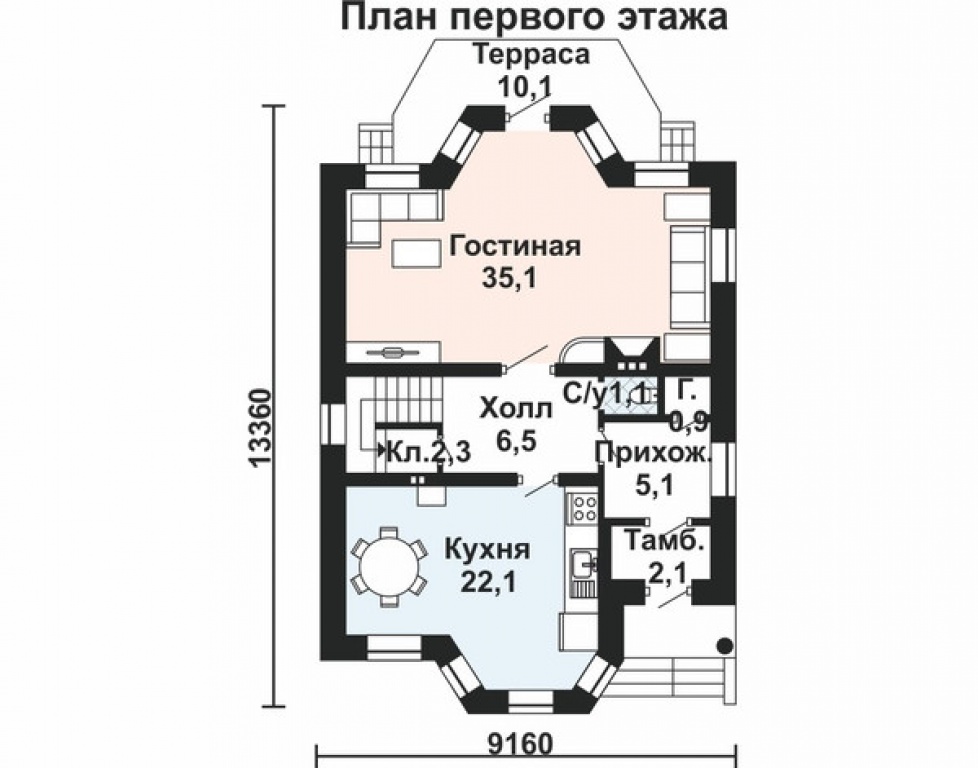 Проект дома Проект дома AS-023 - Фото 4