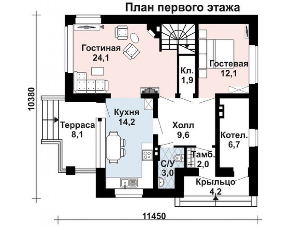 Проект дома Проект дома AS-1517 - Фото 4