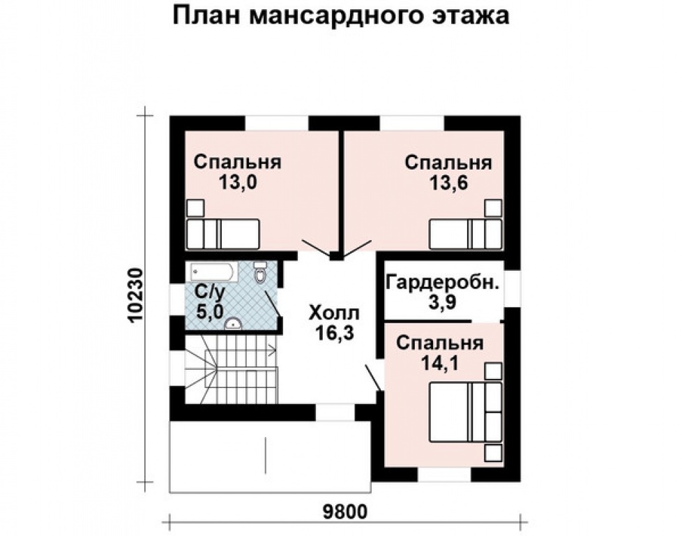 Проект дома Проект дома AS-2077 - Фото 2