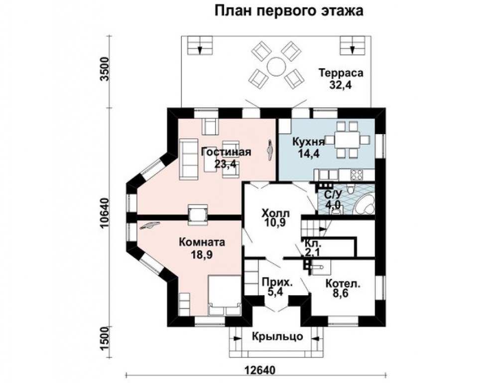 Проект дома Проект дома AS-2137 - Фото 1