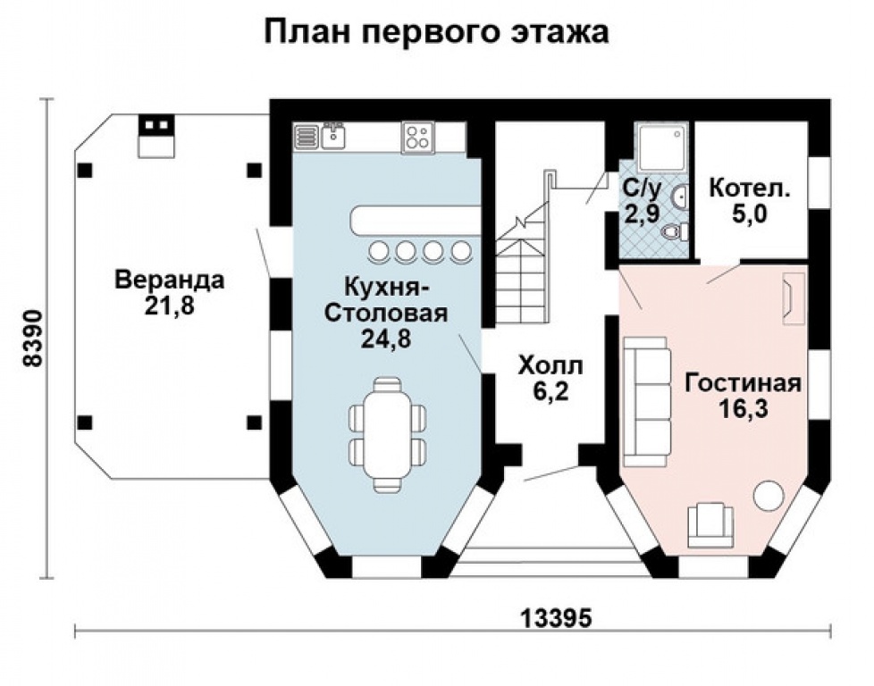 Проект дома Проект дома AS-2192 - Фото 1