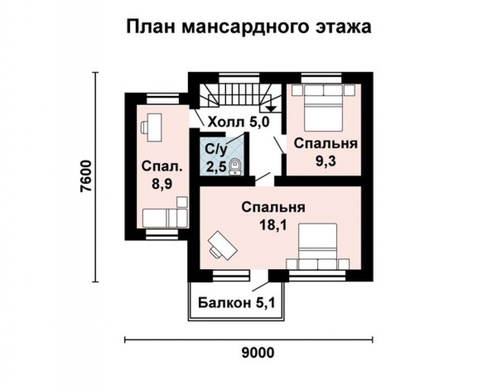 Проект дома Проект дома AS-2195 - Фото 2