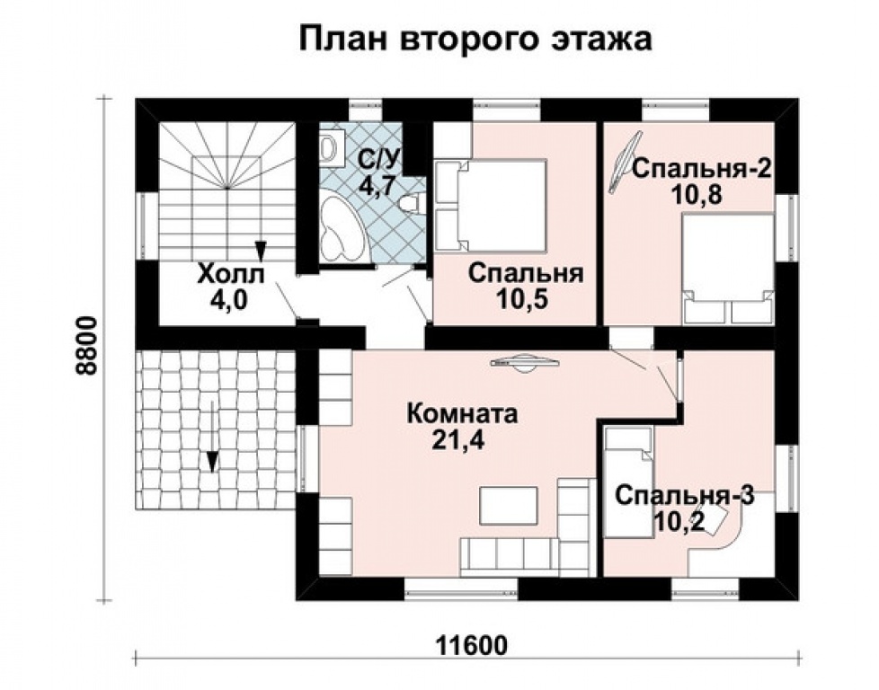 Проект дома Проект дома AS-2270 - Фото 6