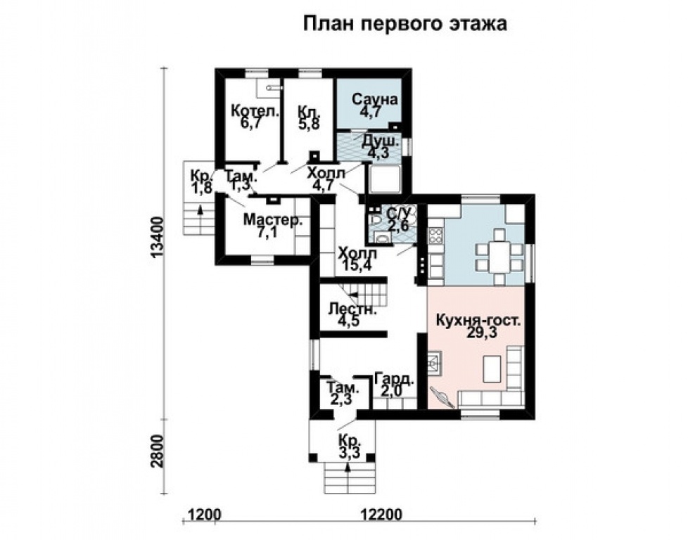 Проект дома Проект дома AS-2282 - Фото 5