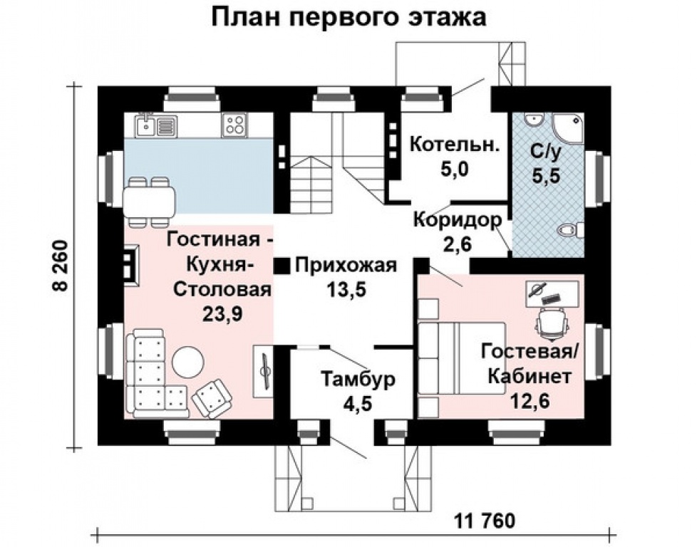 Проект дома Проект дома AS-2329 - Фото 5