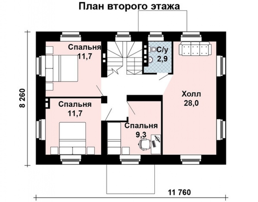 Проект дома Проект дома AS-2329 - Фото 6