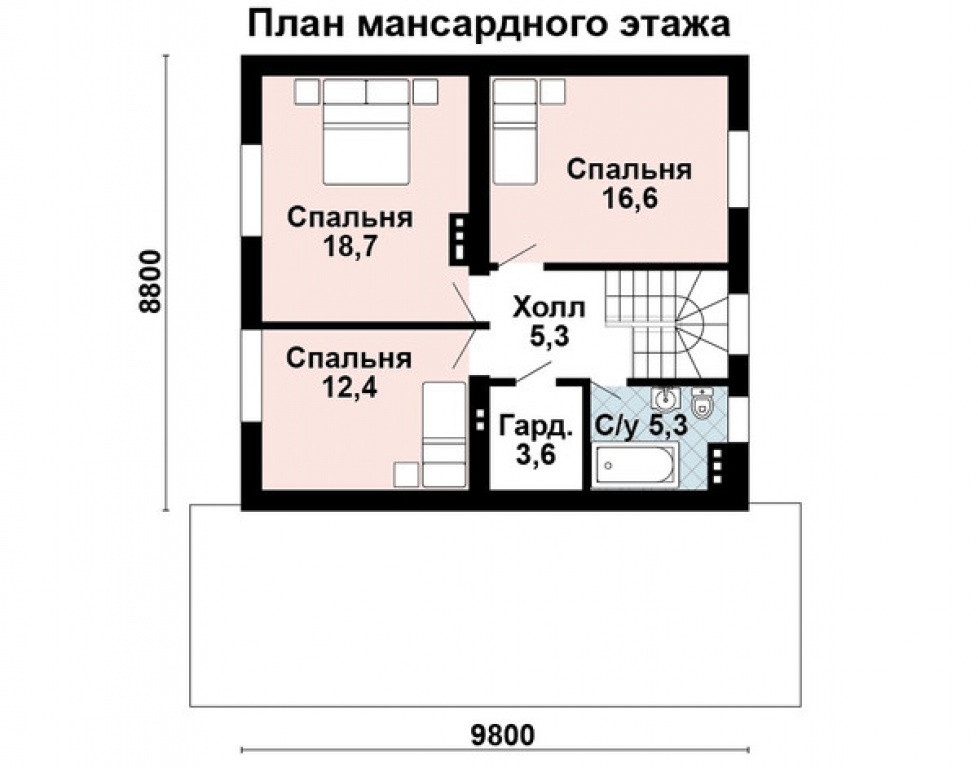 Проект дома Проект дома AS-2412 - Фото 5