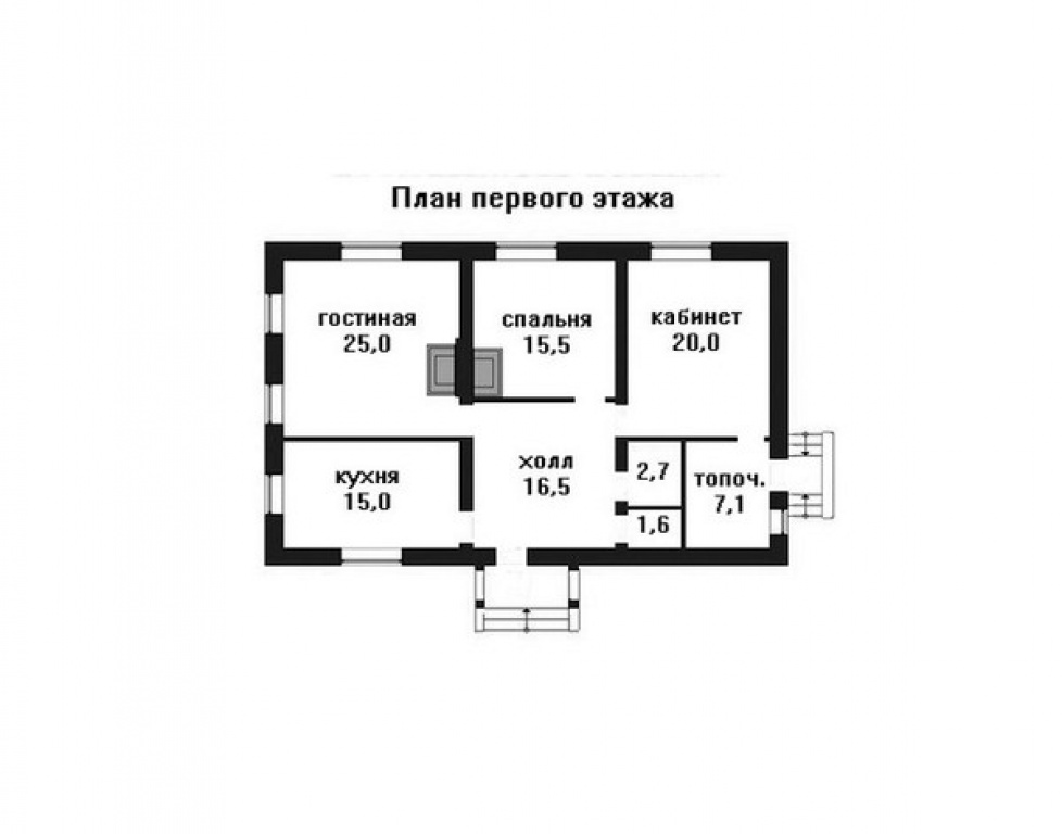 Проект дома Проект дома AS-400 - Фото 1